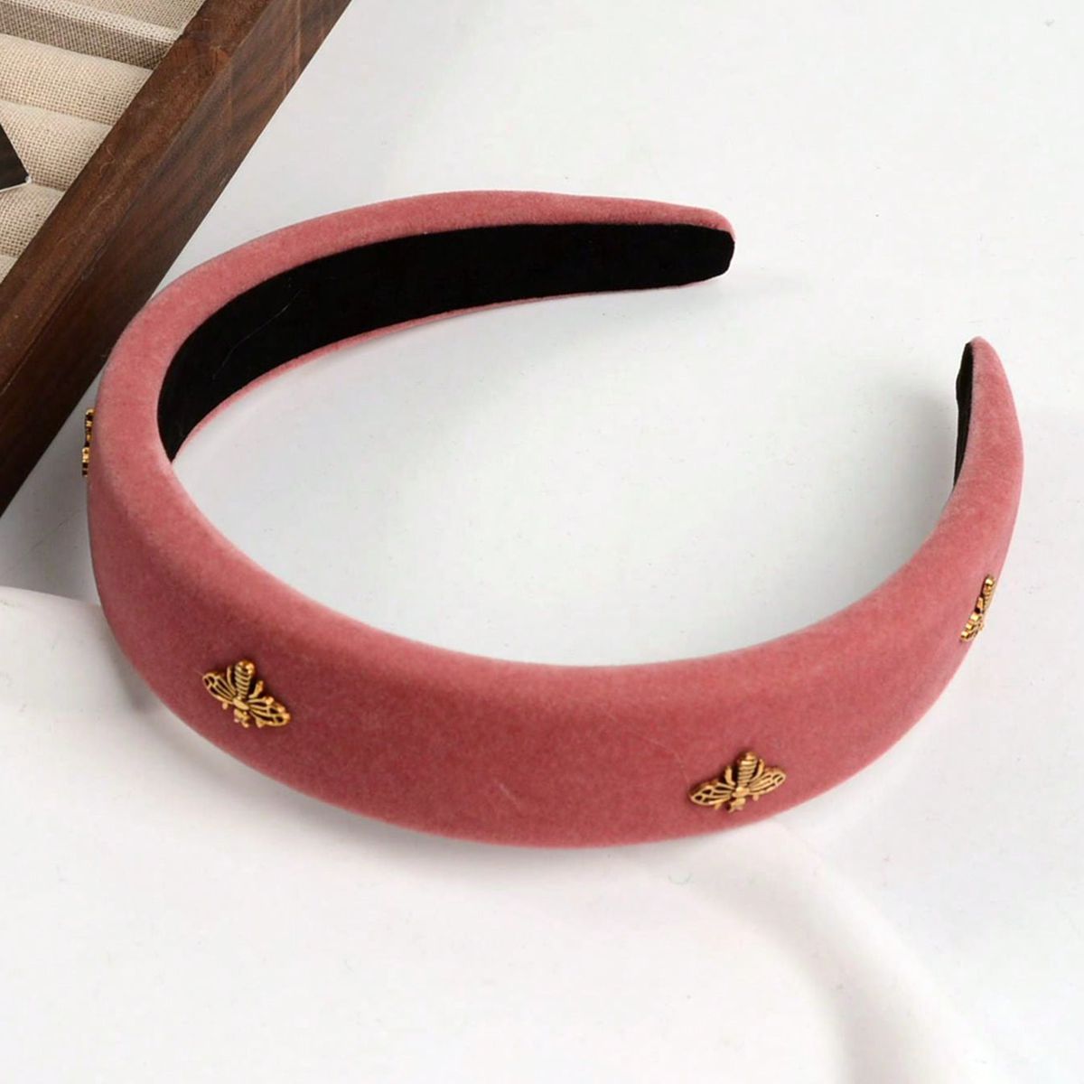 Little Bee Black Velvet Headba - Winter Headband Fleece reseña y precio