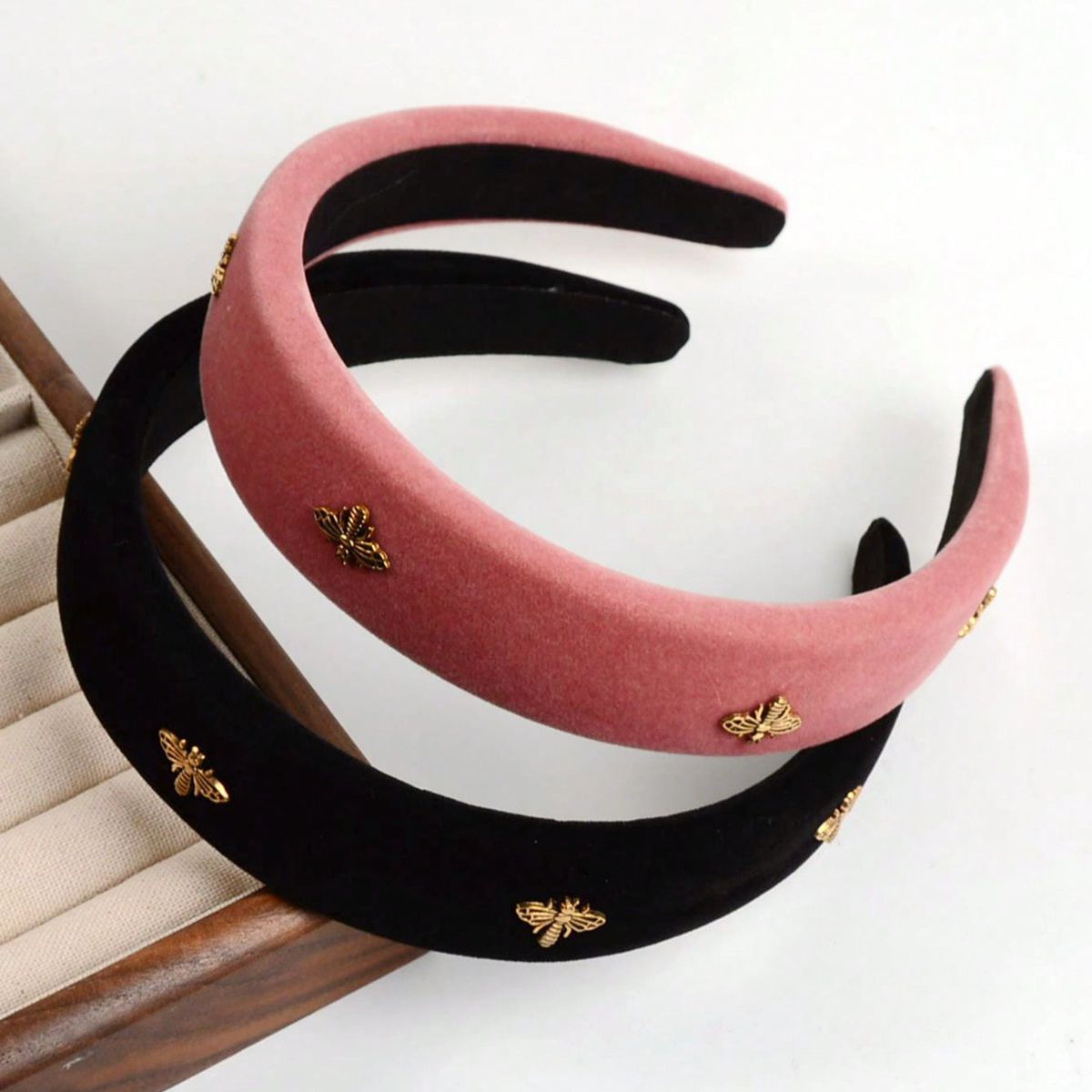 Little Bee Black Velvet Headba - Winter Headband Fleece reseña y precio