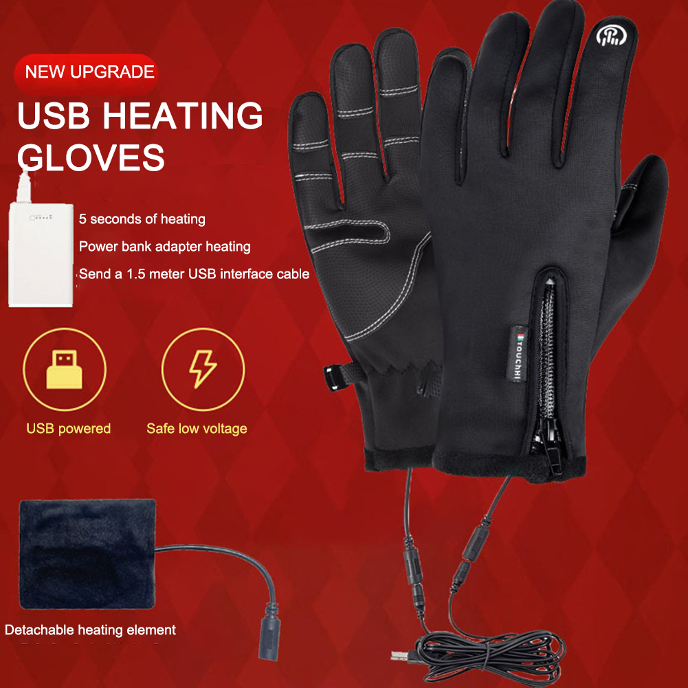USB Touch Screen Gloves Heatin - Touch Screen Gloves reseña y precio