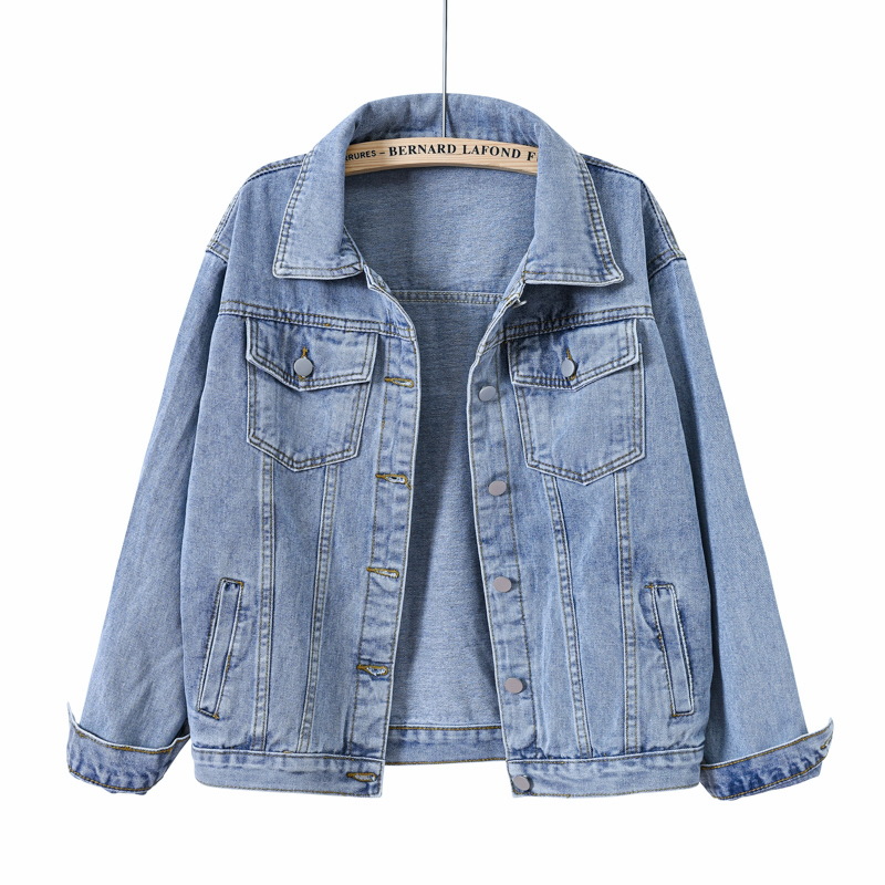 Solid Short Women's Denim Coat - Down Jacket Packable reseña y precio