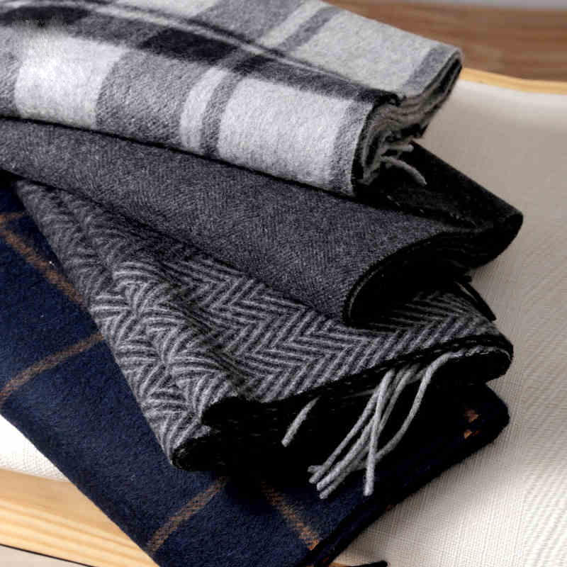 Pashmina Scarf Men Winter Stri - Wool Scarf Men reseña y precio