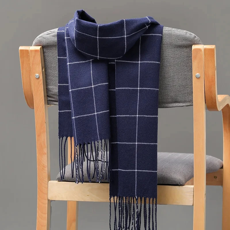 2024 New Winter Men Scarf Keep - Wool Scarf Men reseña y precio
