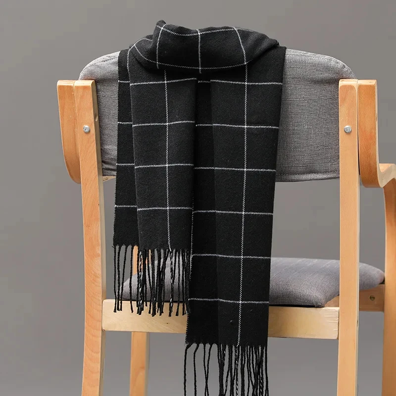 2024 New Winter Men Scarf Keep - Wool Scarf Men reseña y precio