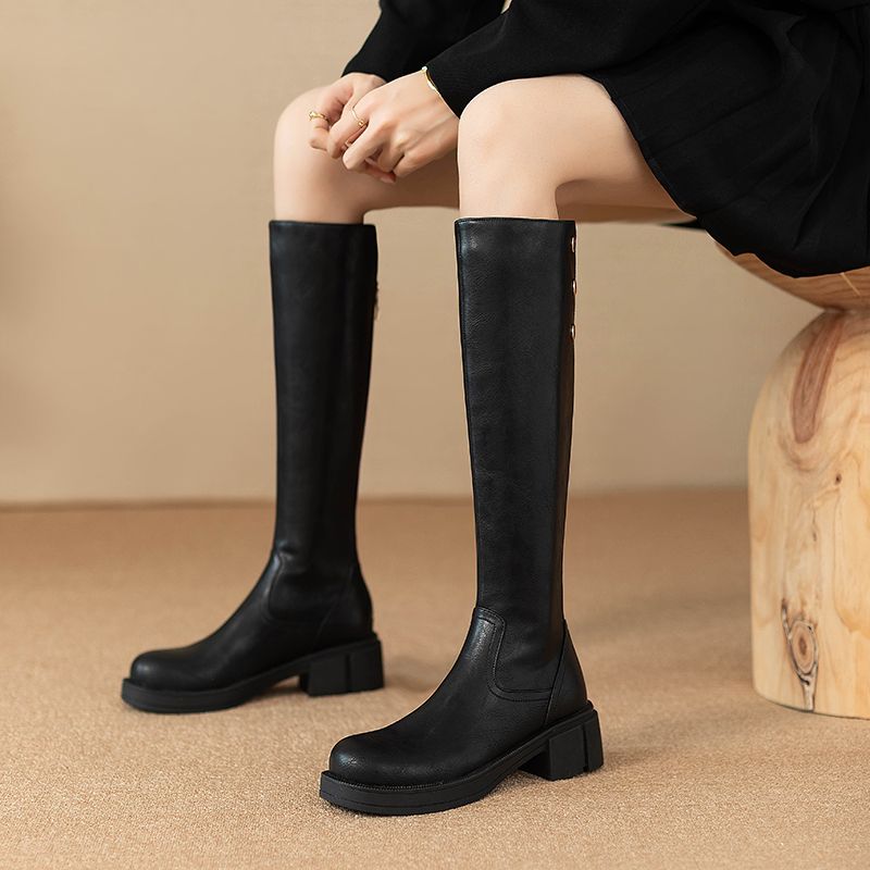 Autumn Winter Middle Heel Ladi - Waterproof Winter Boot reseña y precio