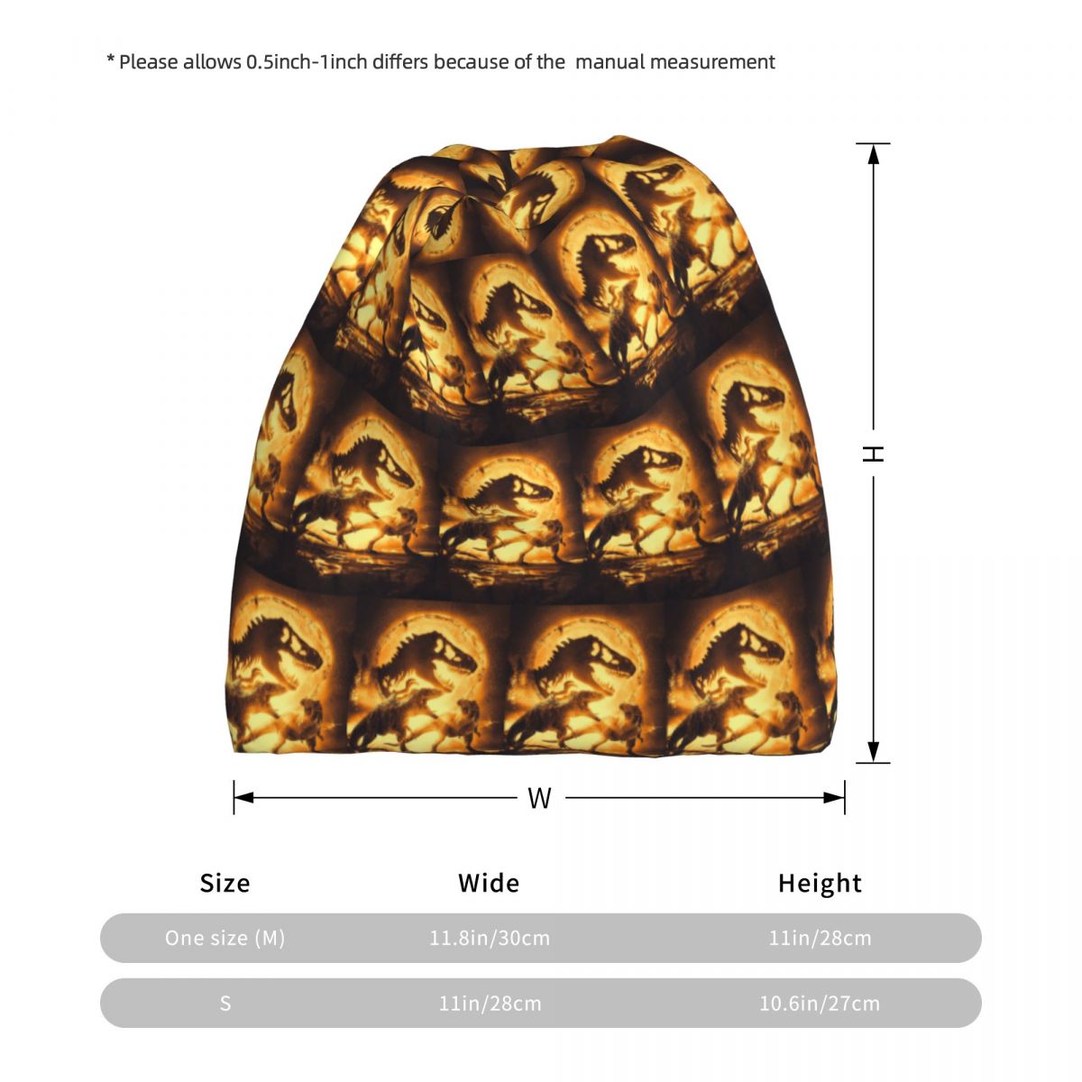 Jurassics Park Jurassics World - Knit Beanie Hat Warm reseña y precio
